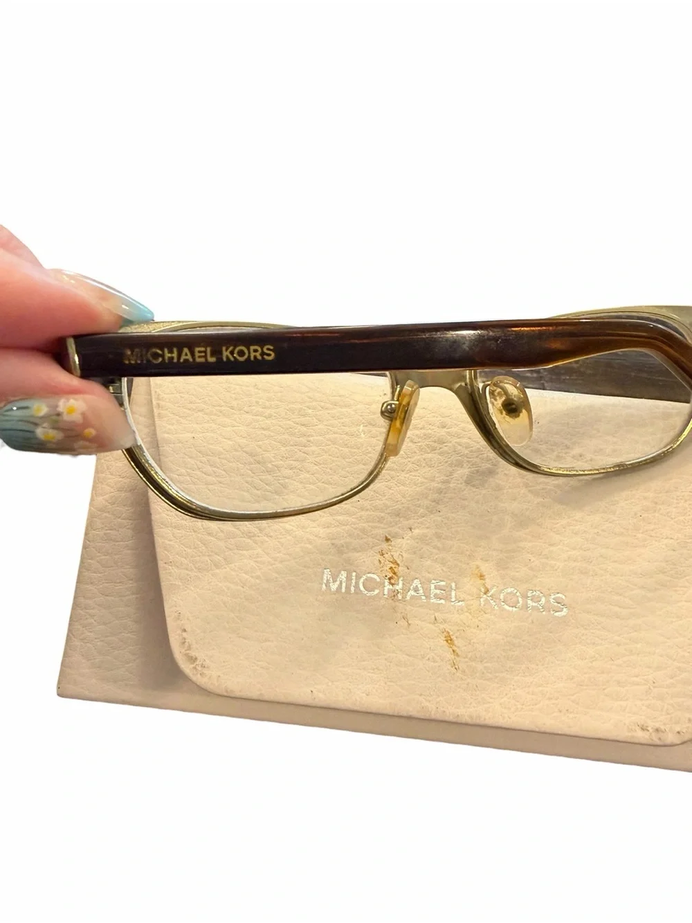 MICHAEL KORS MK 3014 1149 SYBIL GOLD AUTHENTIC EYEGLASSES MK 3014 RX 50-17-135